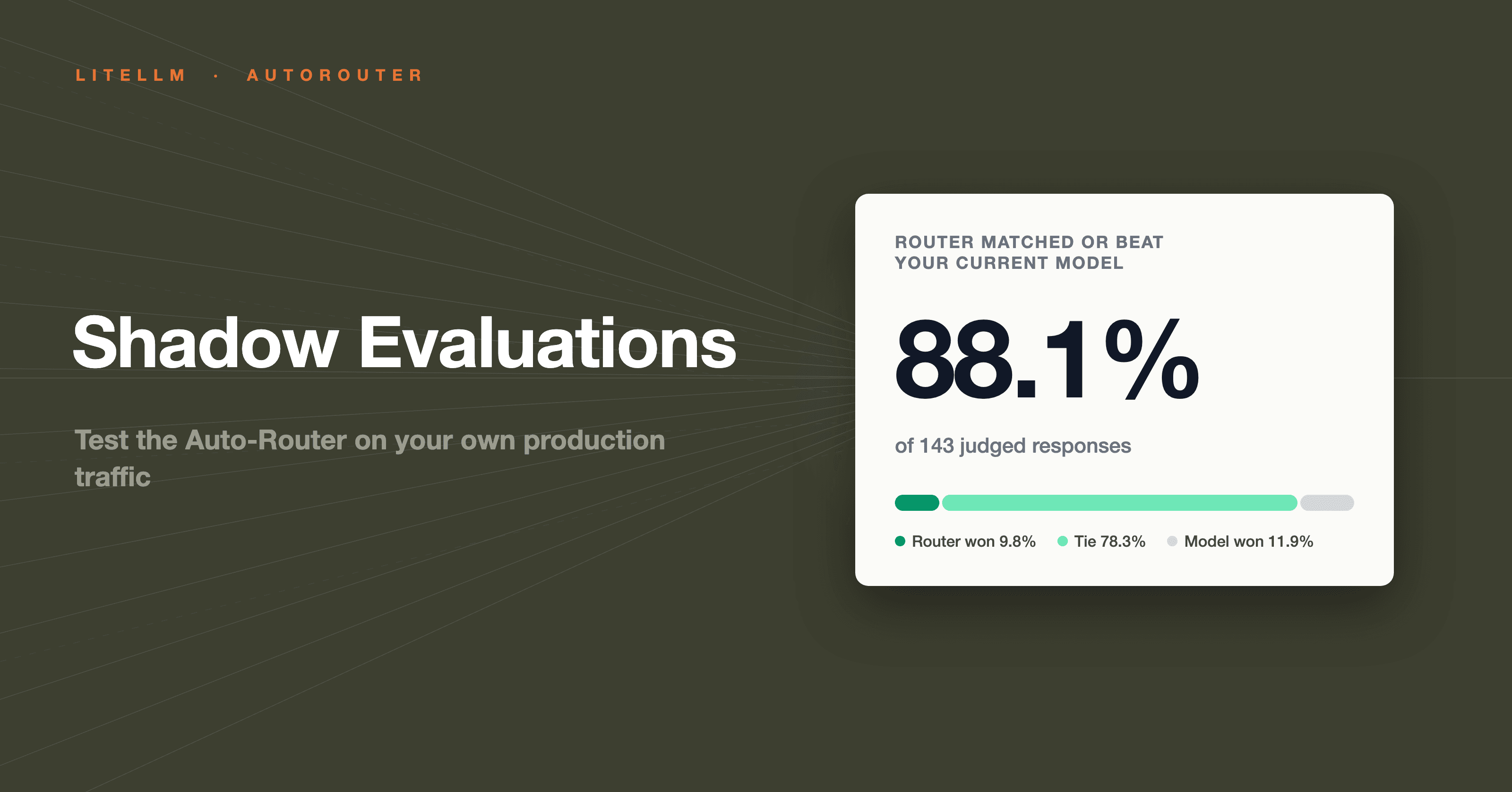 Shadow Evaluations: test the Auto-Router on your own production traffic